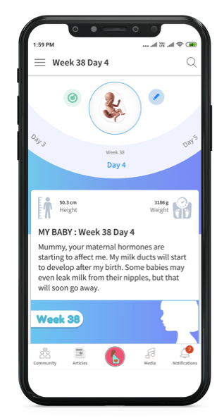 Track your pregnancy and baby growth every day!